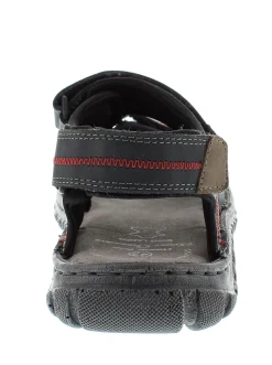 Sandalen & Sandaletten|Reflexan Sandale mit kontrastfarbigen Details marine