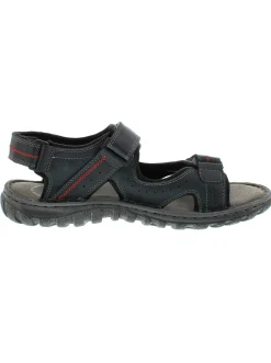 Sandalen & Sandaletten|Reflexan Sandale mit kontrastfarbigen Details marine
