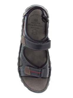 Sandalen & Sandaletten|Reflexan Sandale mit kontrastfarbigen Details marine