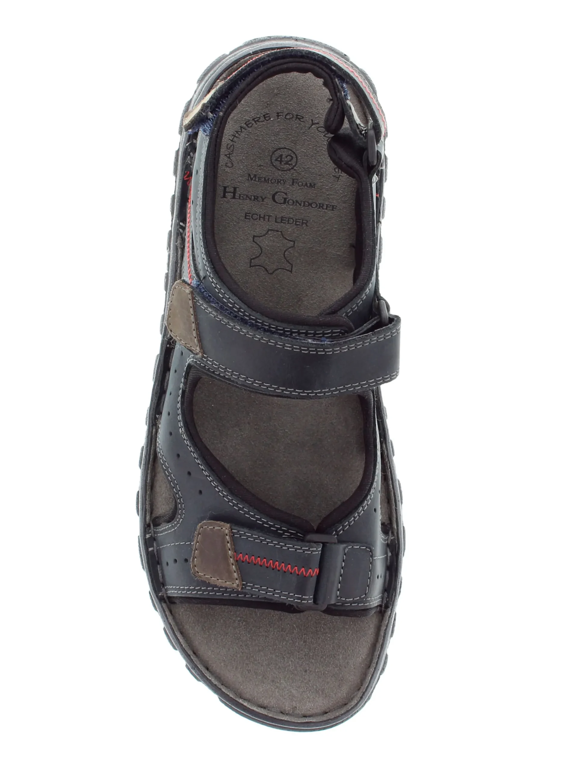 Sandalen & Sandaletten|Reflexan Sandale mit kontrastfarbigen Details marine