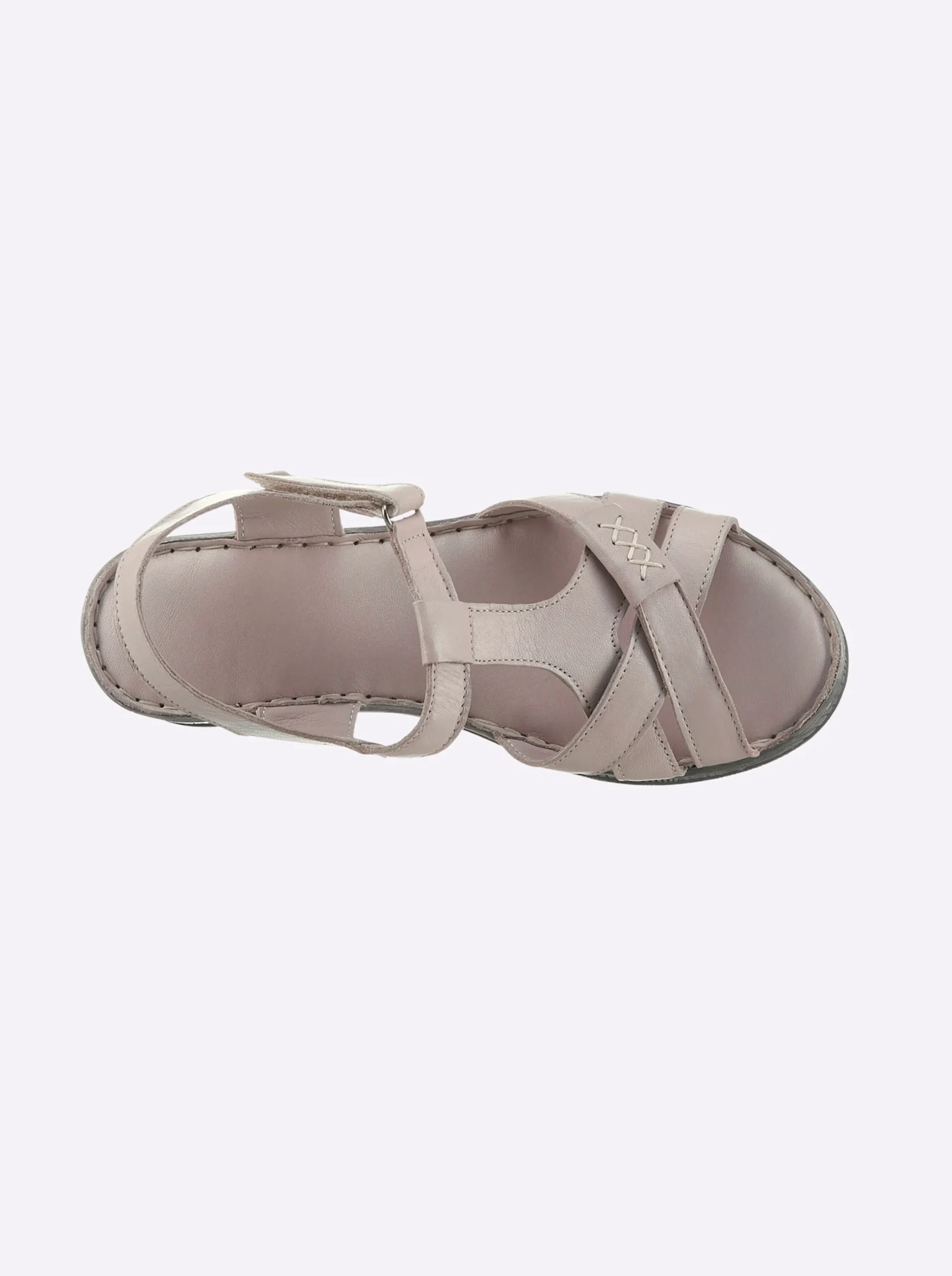 Sandalen & Sandaletten|airsoft modern+ Sandale mit weicher Polsterung hellgrau