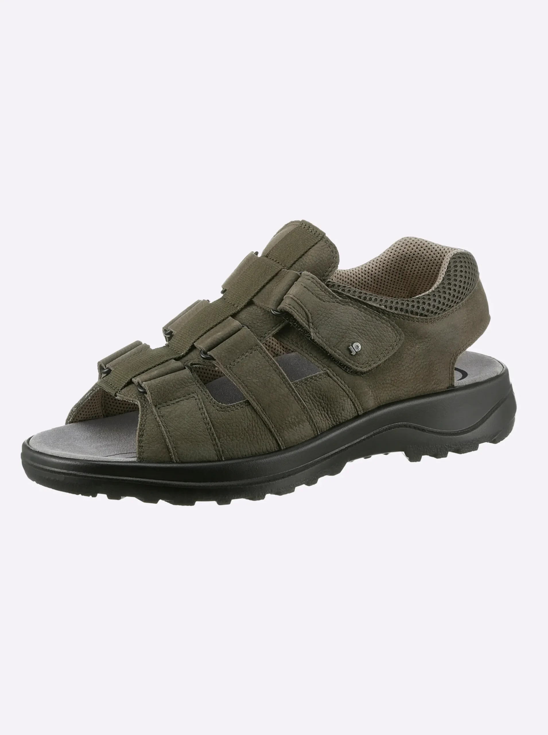 Sandalen & Sandaletten|Jomos Sandale mit weicher Trittdämpfung khaki
