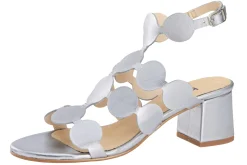 Sandalen & Sandaletten|heine Sandalette silberfarben