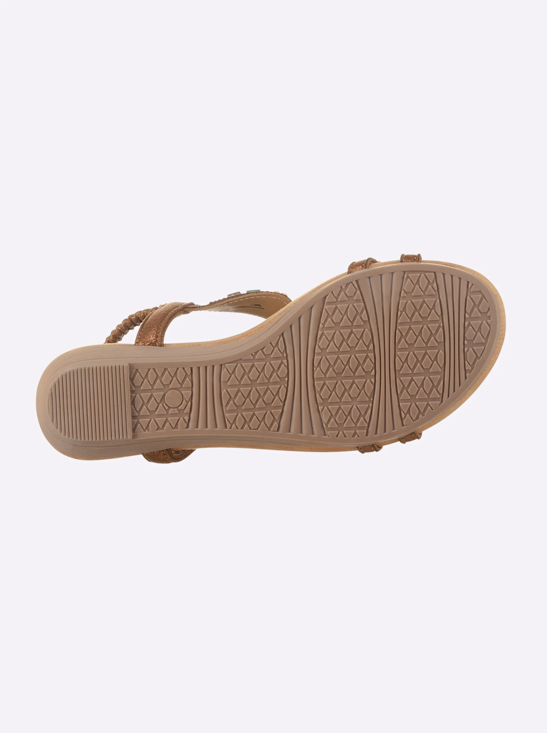 Sandalen & Sandaletten|Andrea Conti Sandalette bronzefarben-bunt