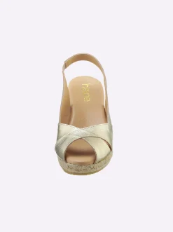 Sandalen & Sandaletten|heine Sandalette goldfarben