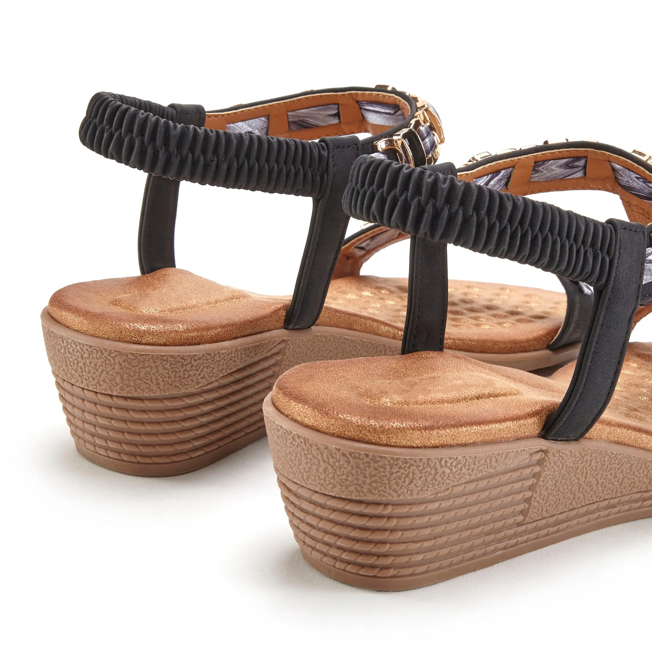 Sandalen & Sandaletten|Vivance Sandalette schwarz