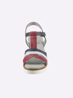 Sandalen & Sandaletten|airsoft modern+ Sandalette dunkelblau-rot