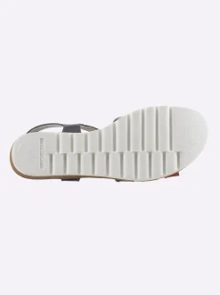 Sandalen & Sandaletten|airsoft modern+ Sandalette dunkelblau-rot
