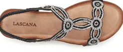 Sandalen & Sandaletten|LASCANA Sandalette schwarz
