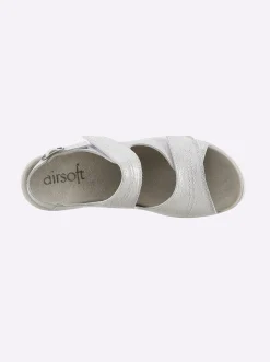 Sandalen & Sandaletten|airsoft comfort+ Sandalette silberfarben