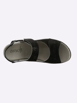 Sandalen & Sandaletten|airsoft comfort+ Sandalette schwarz