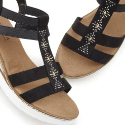 Sandalen & Sandaletten|LASCANA Sandalette schwarz