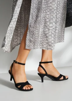 Sandalen & Sandaletten|LASCANA Sandalette schwarz