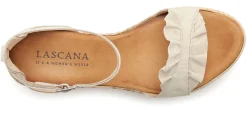 Sandalen & Sandaletten|LASCANA Sandalette beige