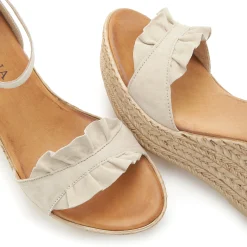 Sandalen & Sandaletten|LASCANA Sandalette beige