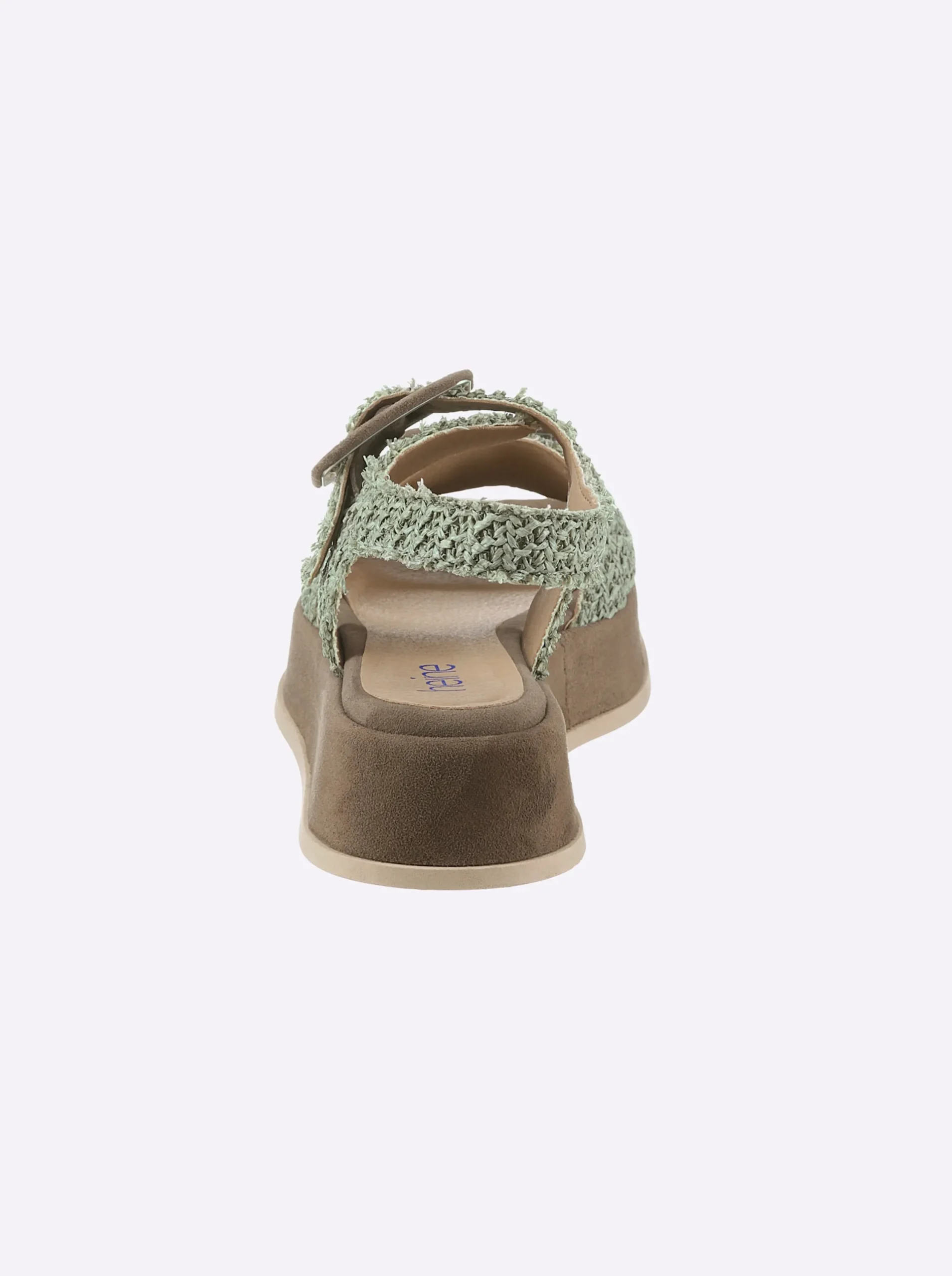 Sandalen & Sandaletten|heine Sandalette mit Plateausohle khaki-oliv
