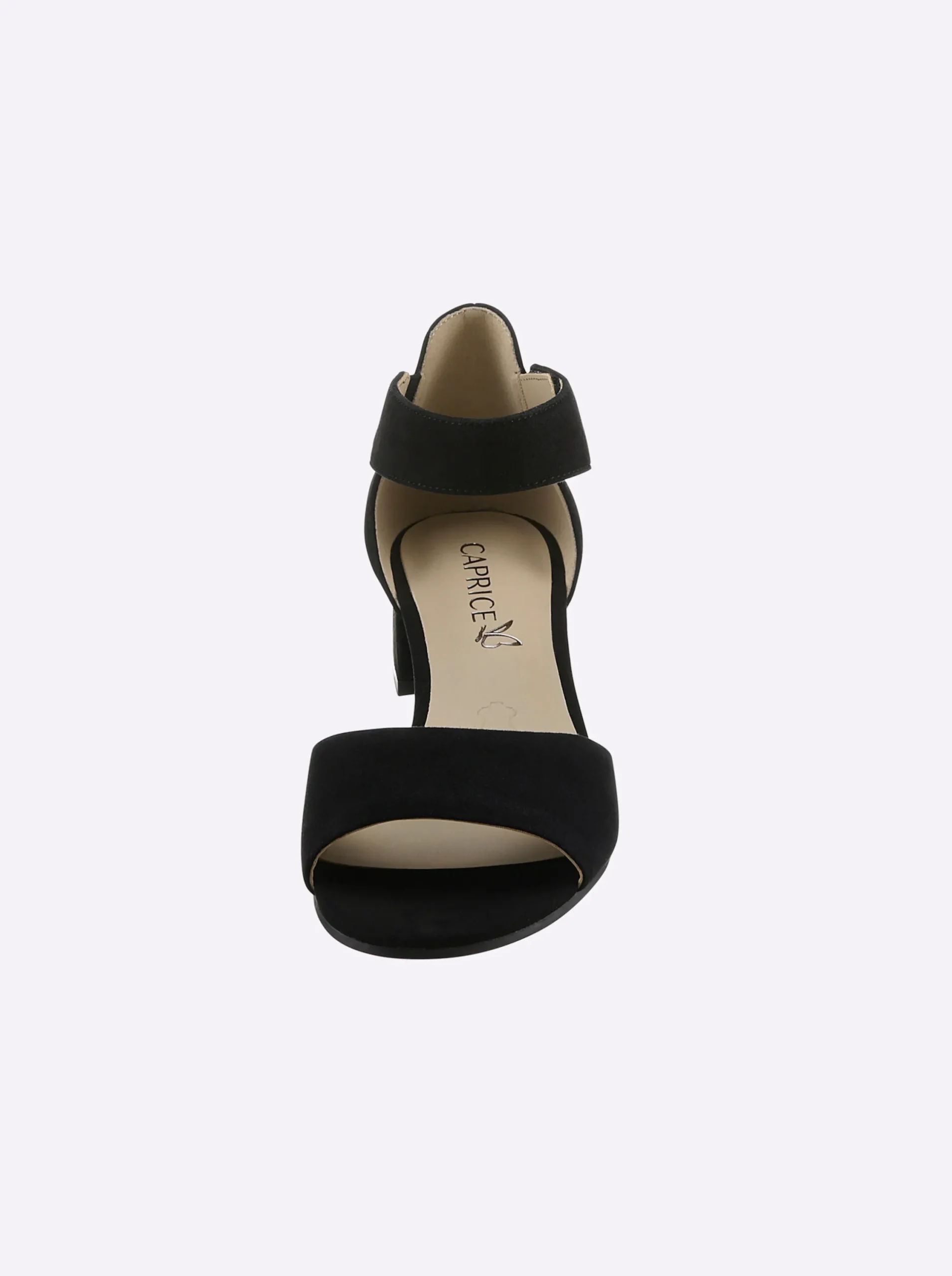Sandalen & Sandaletten|Caprice Sandalette mit schrittdämpfender Sohle schwarz
