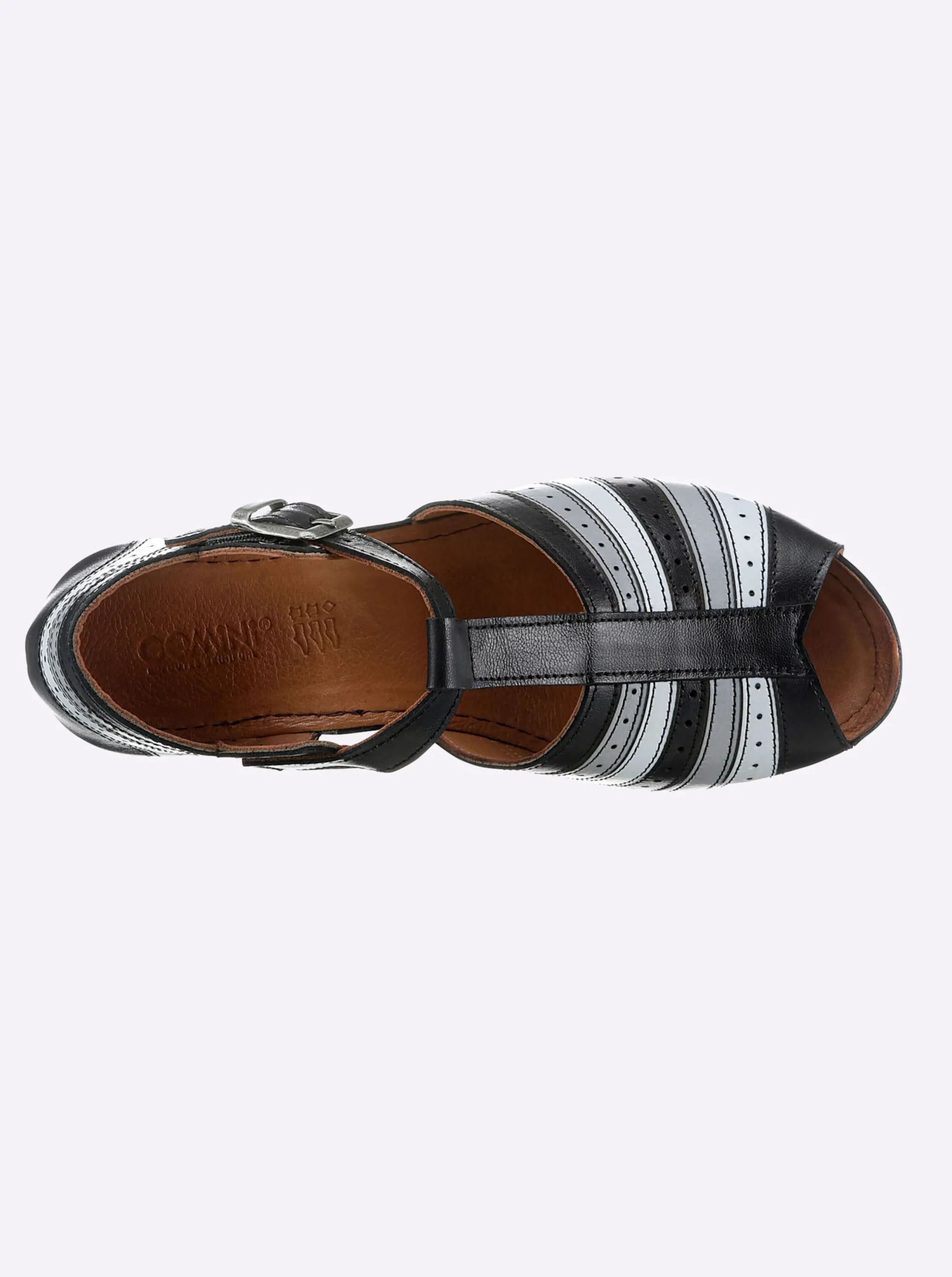 Sandalen & Sandaletten|Gemini Sandalette mit verstellbaren Riemchen schwarz