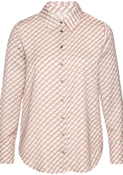 Blusen|LASCANA Satinbluse creme-camelfarben