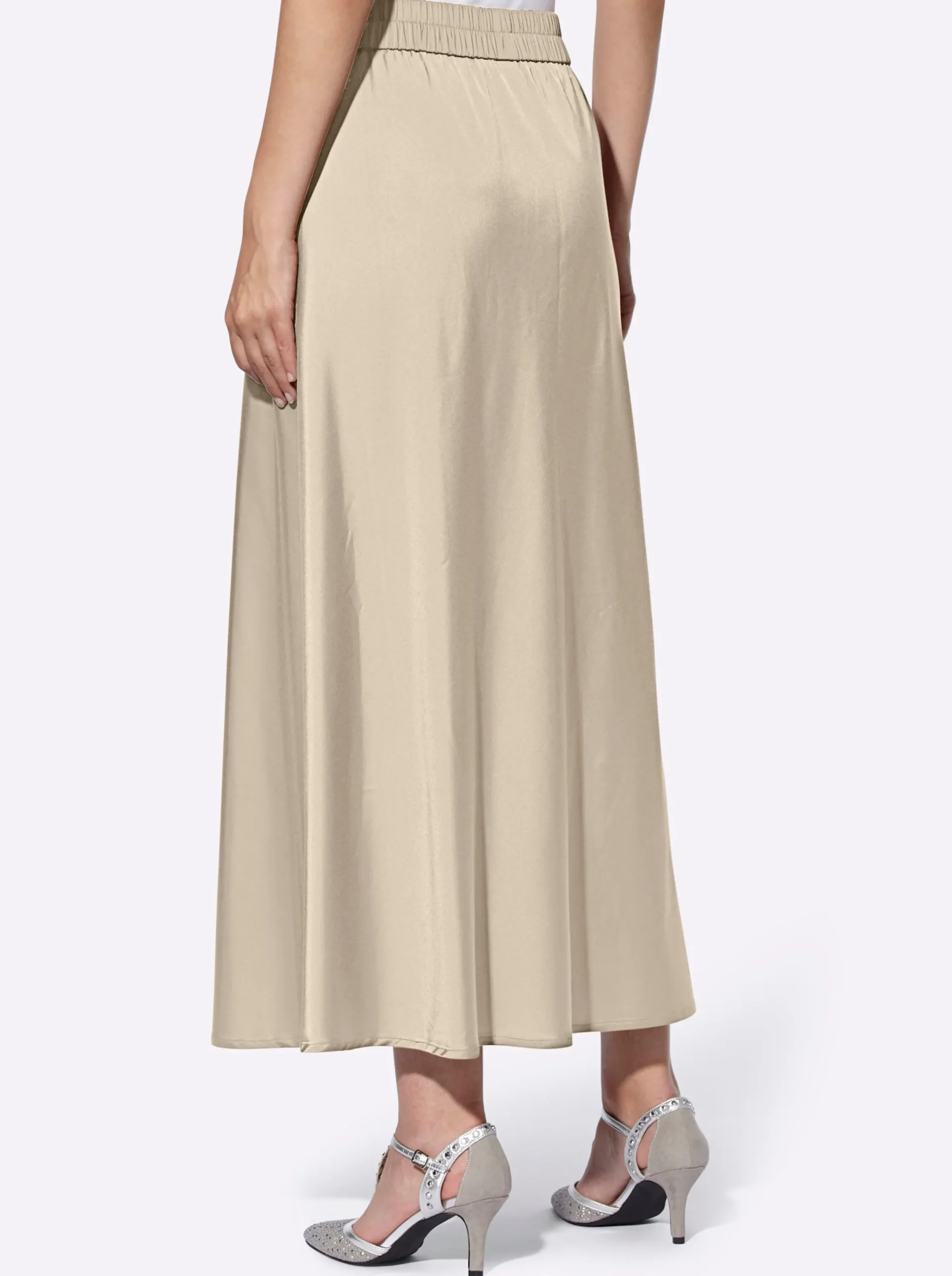Röcke|heine Satinrock beige
