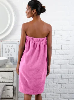 Nachtwäsche|Plantier Saunakilt pink