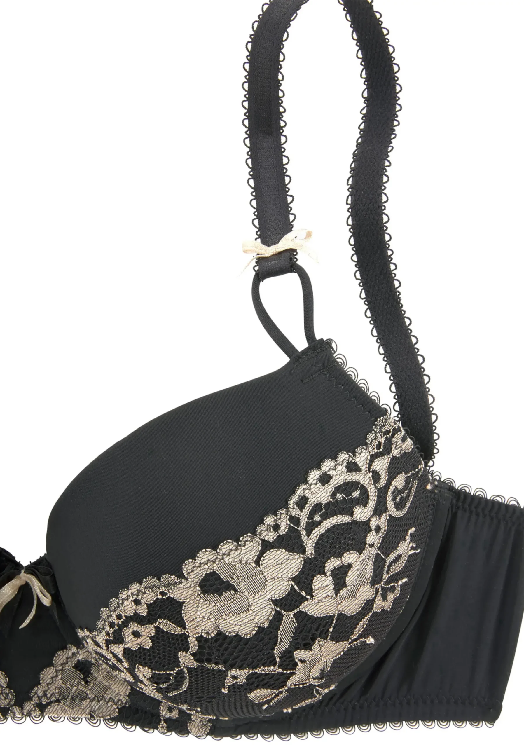 Bhs|LASCANA Schalen-BH schwarz-goldfarben