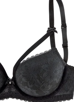 Bhs|petite fleur gold Schalen-BH schwarz