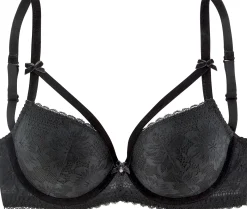 Bhs|petite fleur gold Schalen-BH schwarz