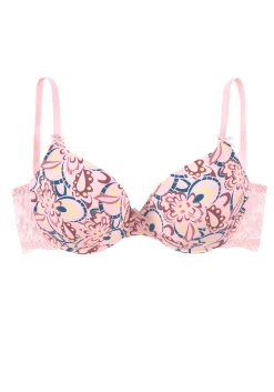 Bhs|Nuance Schalen-BH rosa-bedruckt