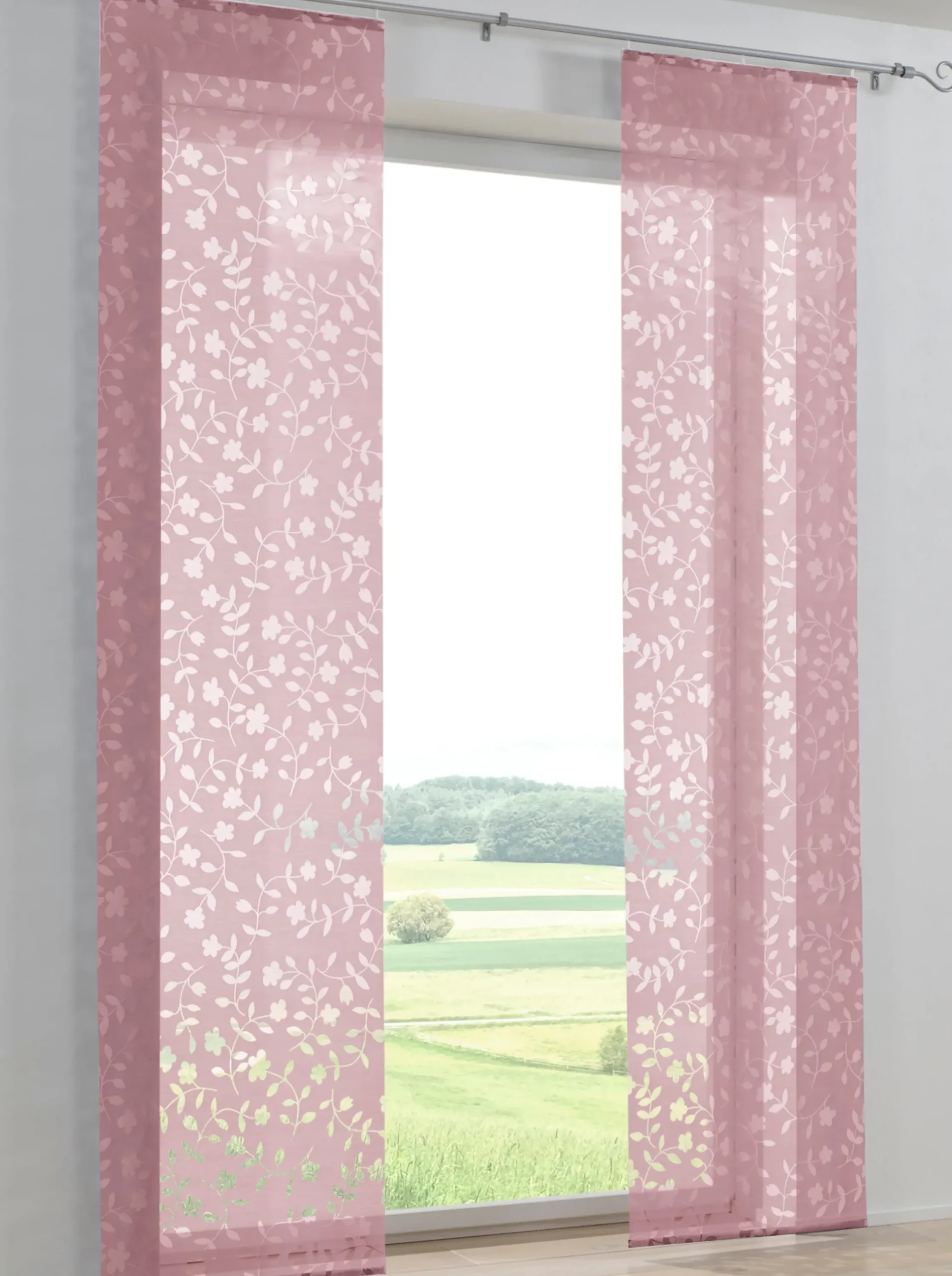 Gardinen & Rollos|heine home Schiebevorhang mauve
