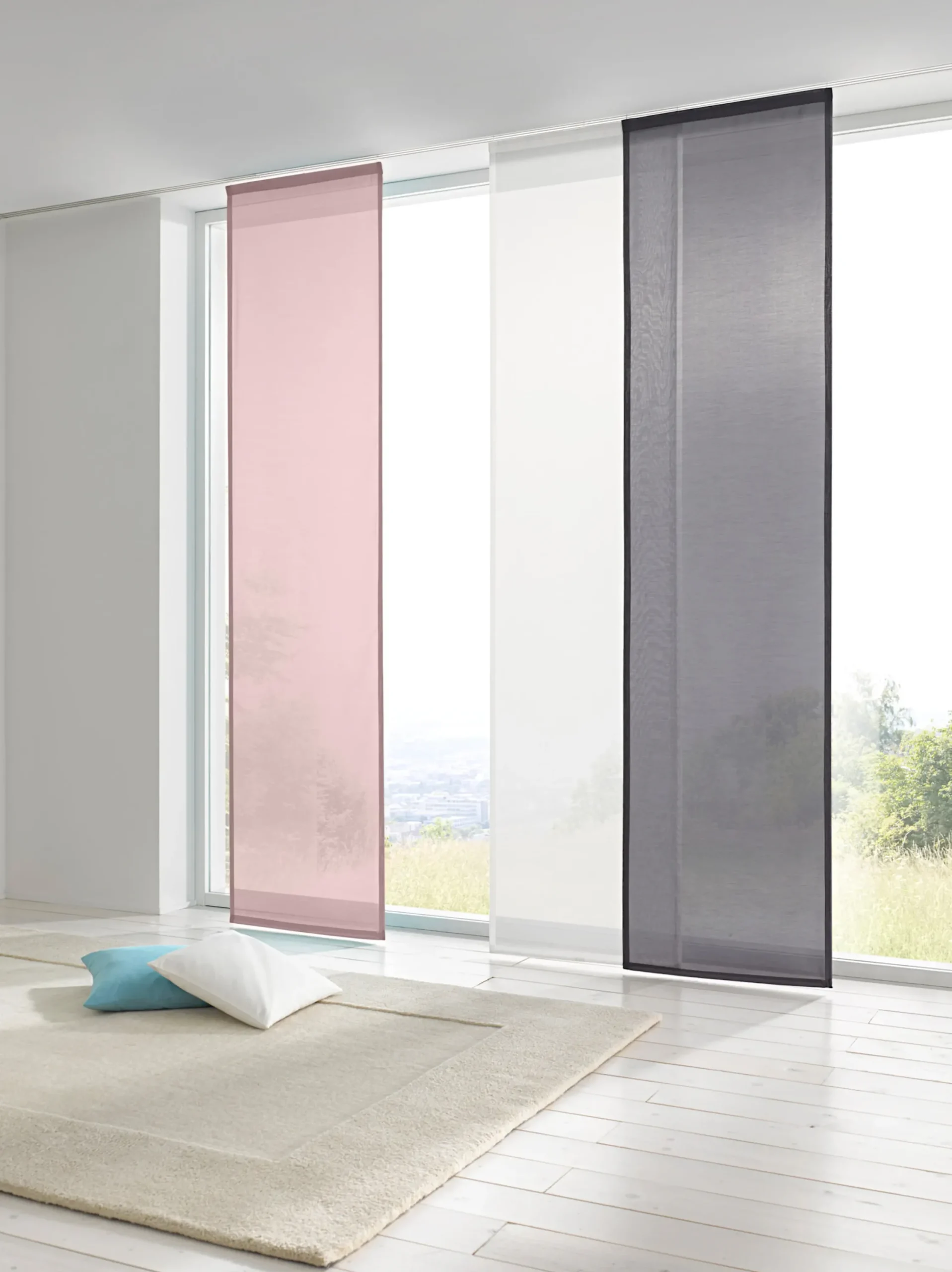 Gardinen & Rollos|heine home Schiebevorhang grau