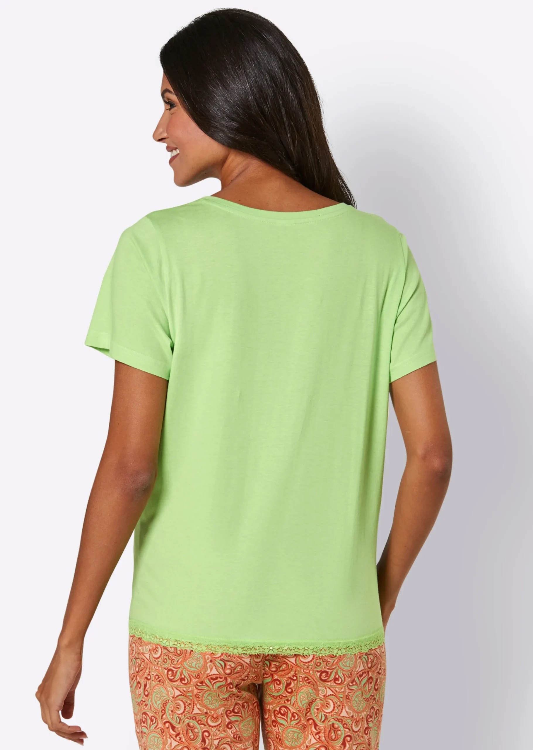 Nachtwäsche|Homewear|wäschepur Schlafanzug-Shirt reseda