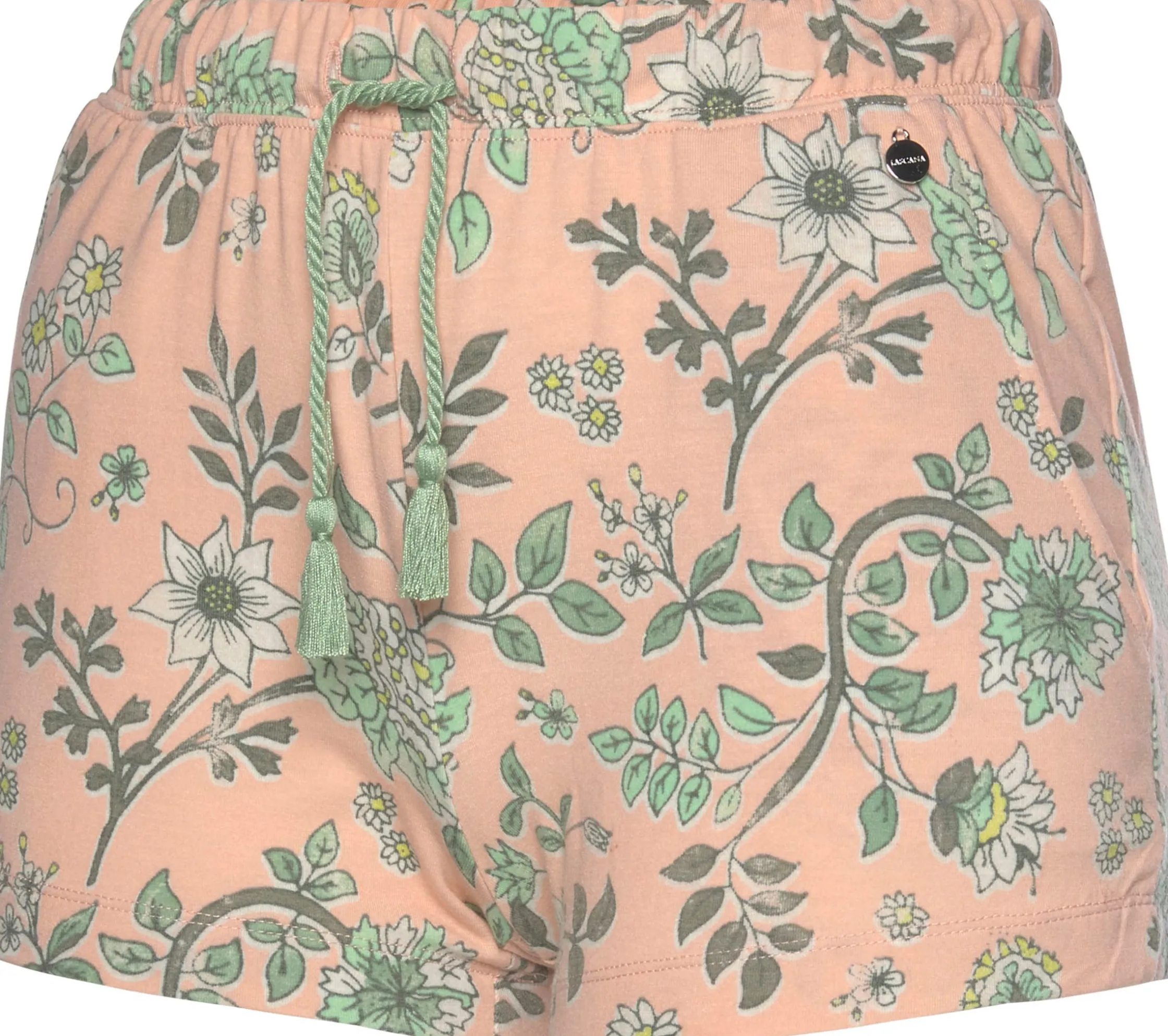 Nachtwäsche|LASCANA Schlafshorts rosa