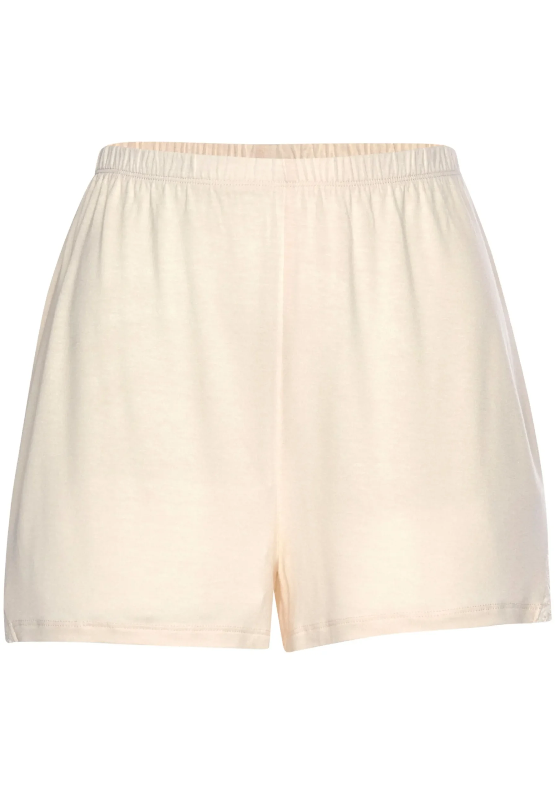 Nachtwäsche|LASCANA Schlafshorts creme