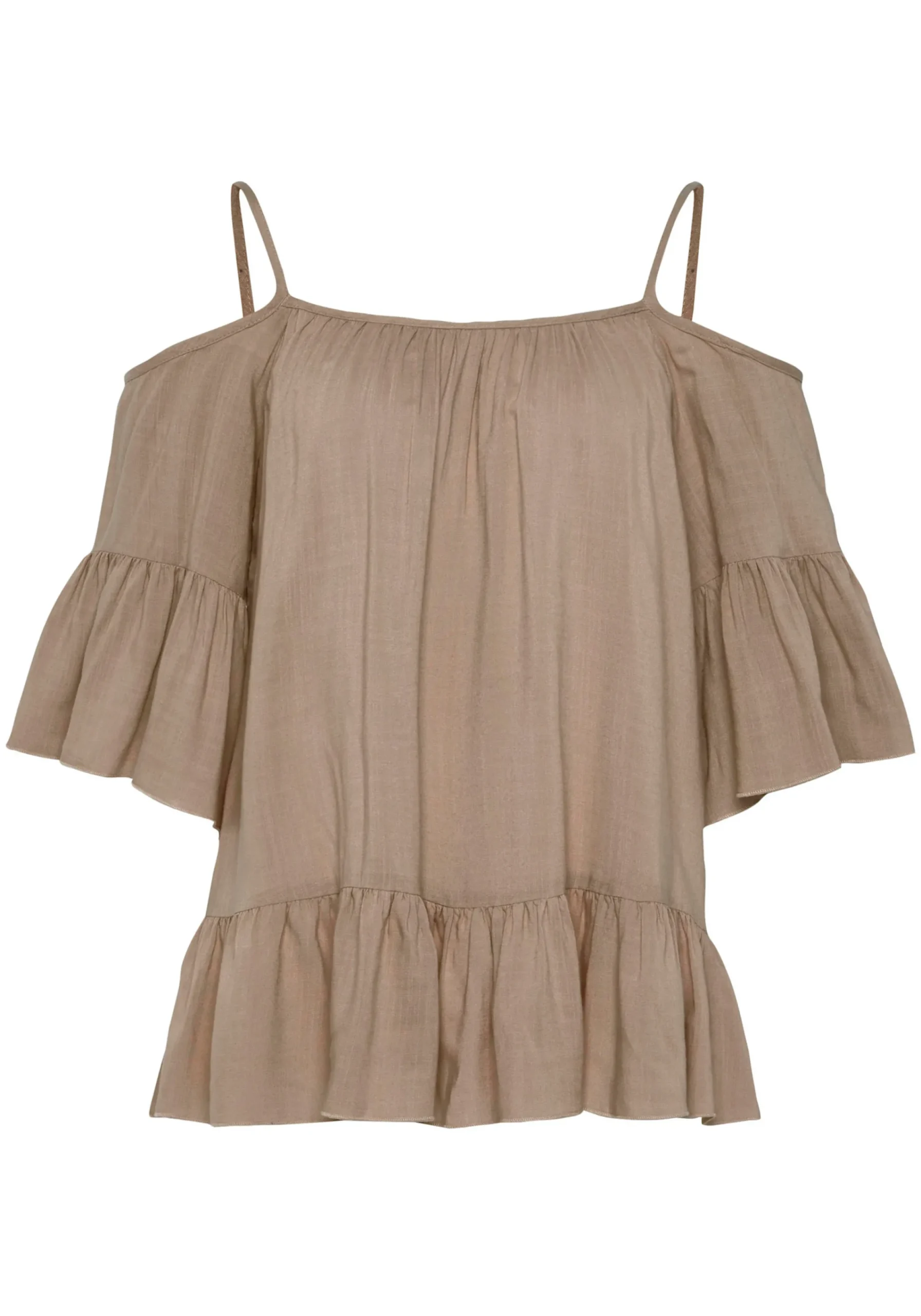 Strandmode|Blusen|Buffalo Schlupfbluse taupe