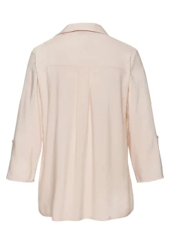 Blusen|LASCANA Schlupfbluse champagner