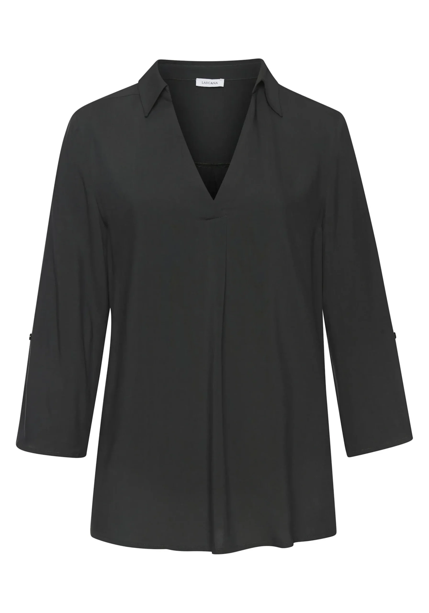 Blusen|LASCANA Schlupfbluse petrol