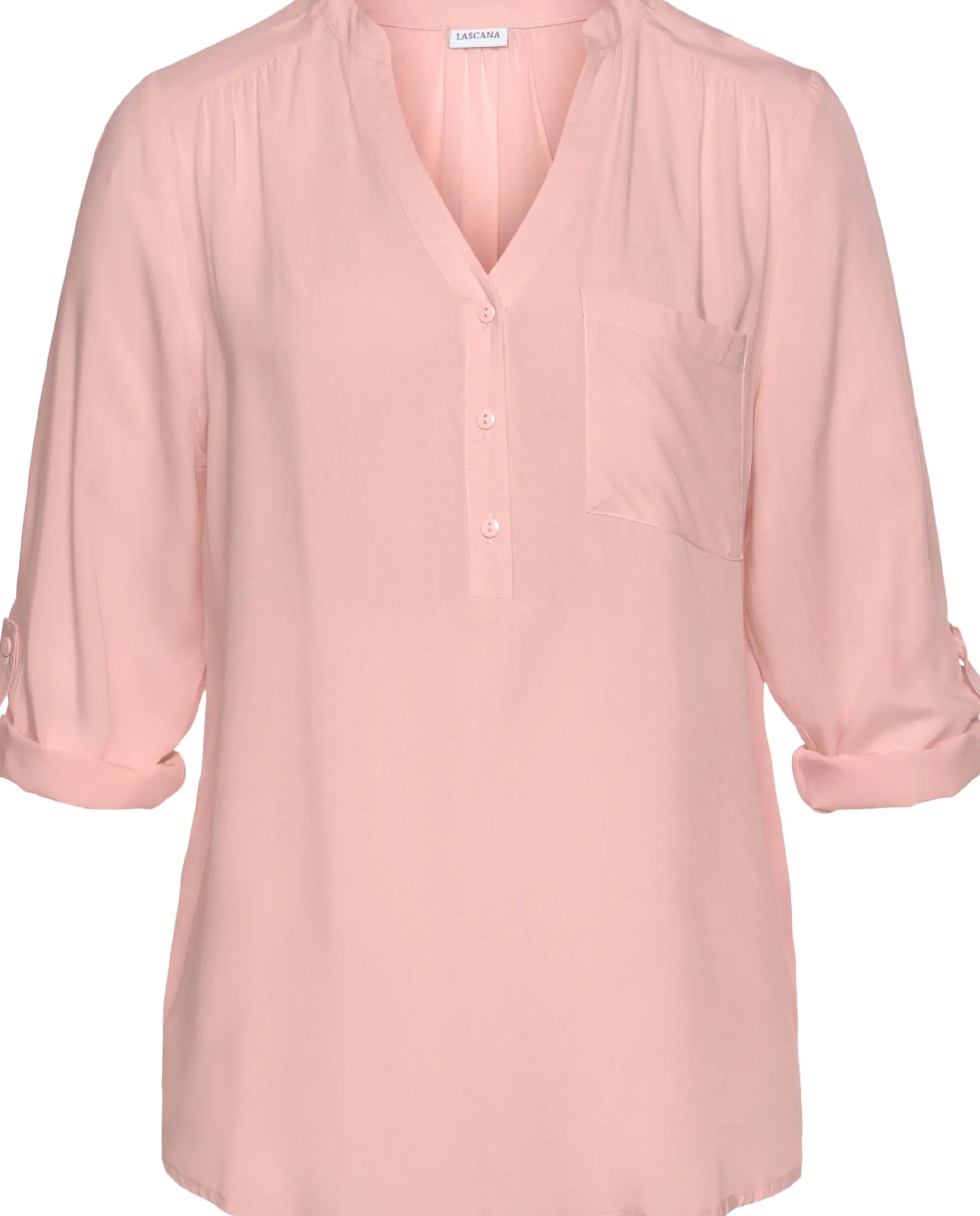 Blusen|LASCANA Schlupfbluse rosa