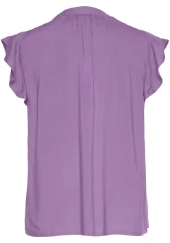 Strandmode|Blusen|LASCANA Schlupfbluse flieder
