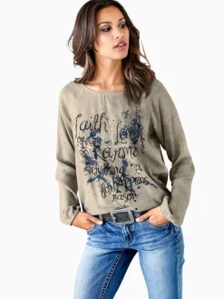 Blusen|heine Schlupfbluse sand