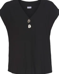 Blusen|LASCANA Schlupfbluse schwarz