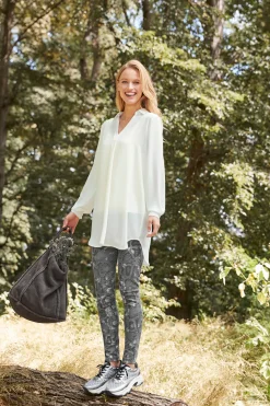 Blusen|heine Schlupf-Bluse offwhite