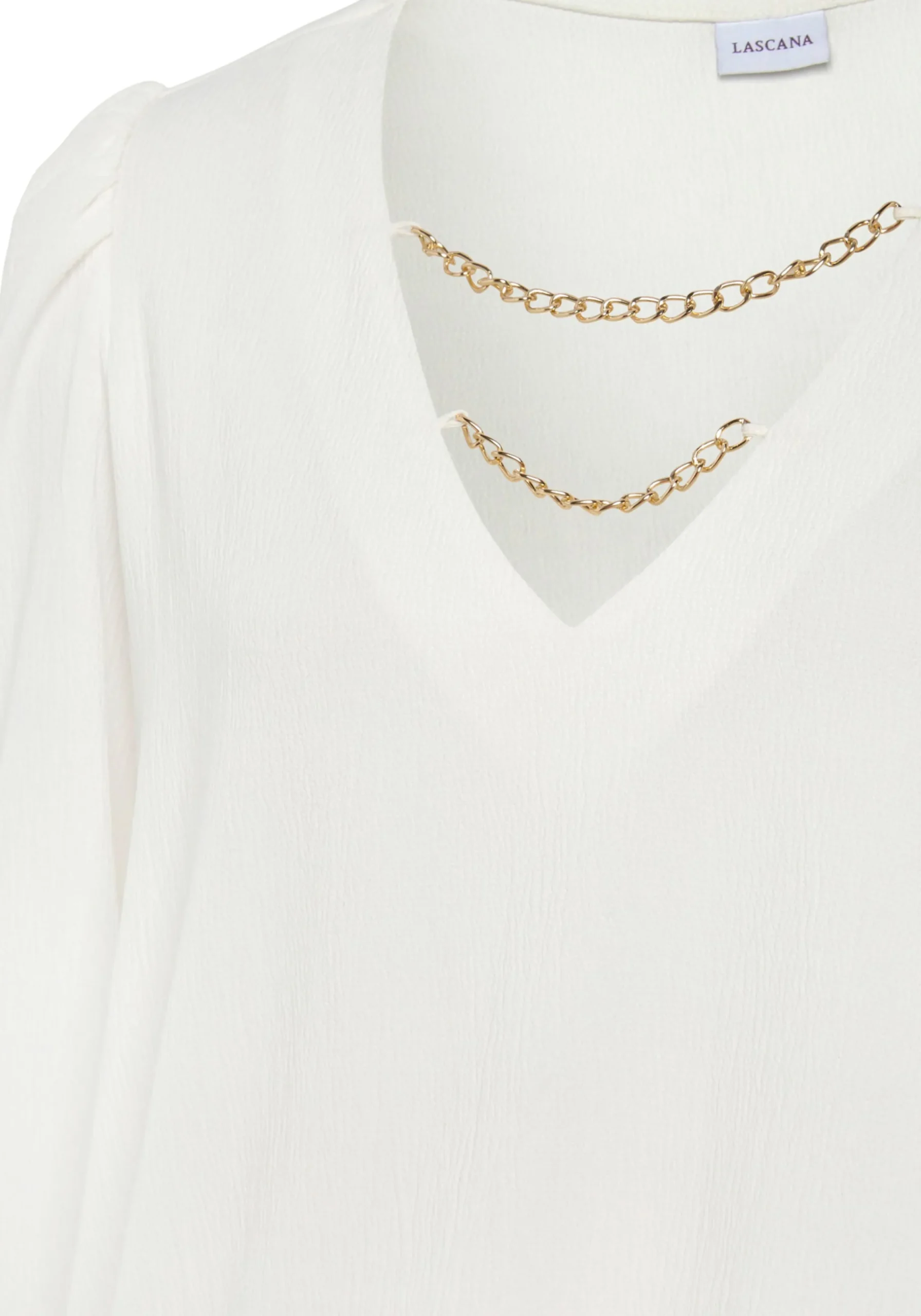 Strandmode|LASCANA Schlupfbluse creme