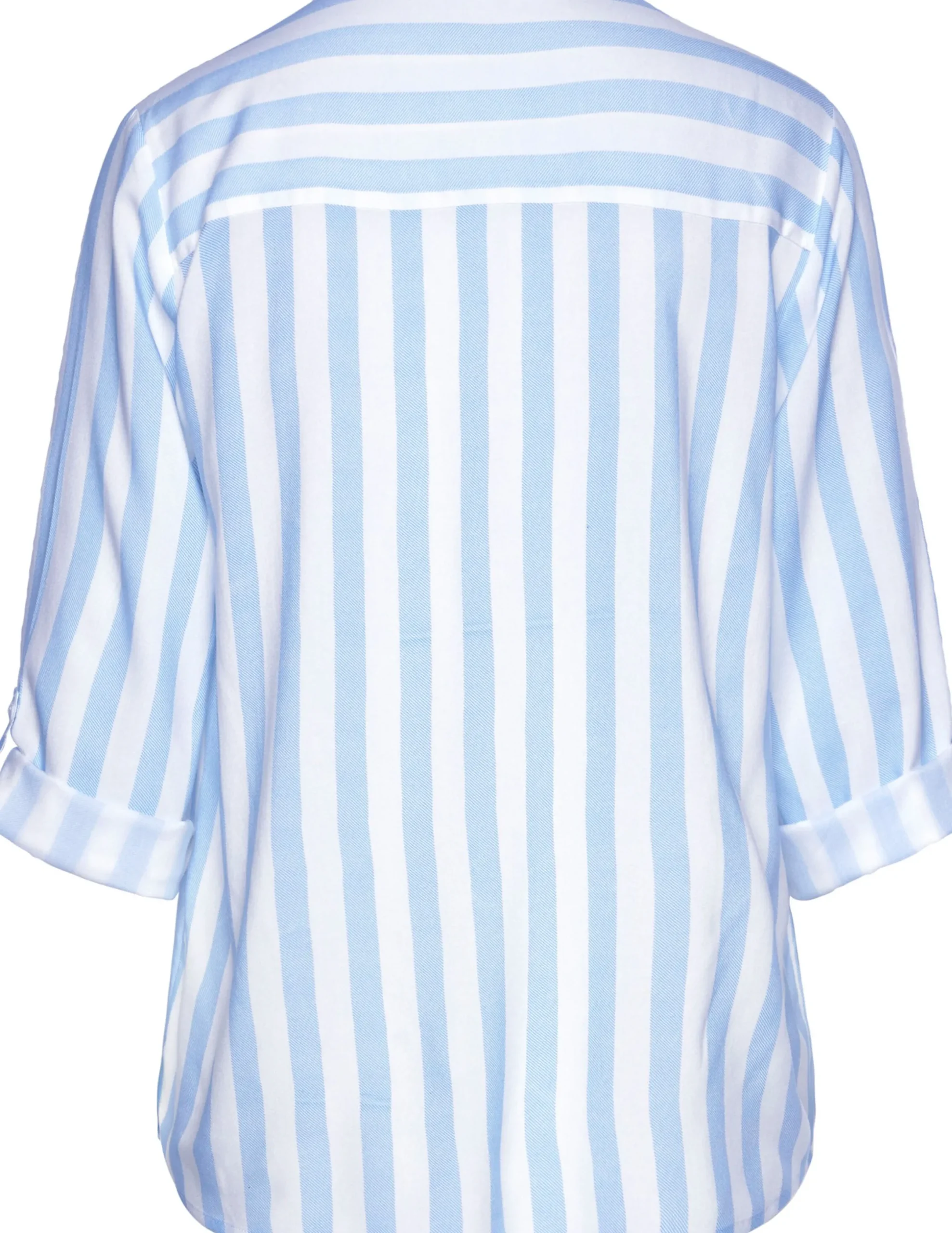 Blusen|Shirts|LASCANA Schlupfbluse weiß-hellblau