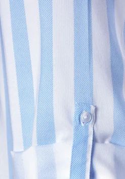 Blusen|Shirts|LASCANA Schlupfbluse weiß-hellblau