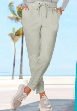 Strandmode|Hosen|LASCANA Schlupfhose grün