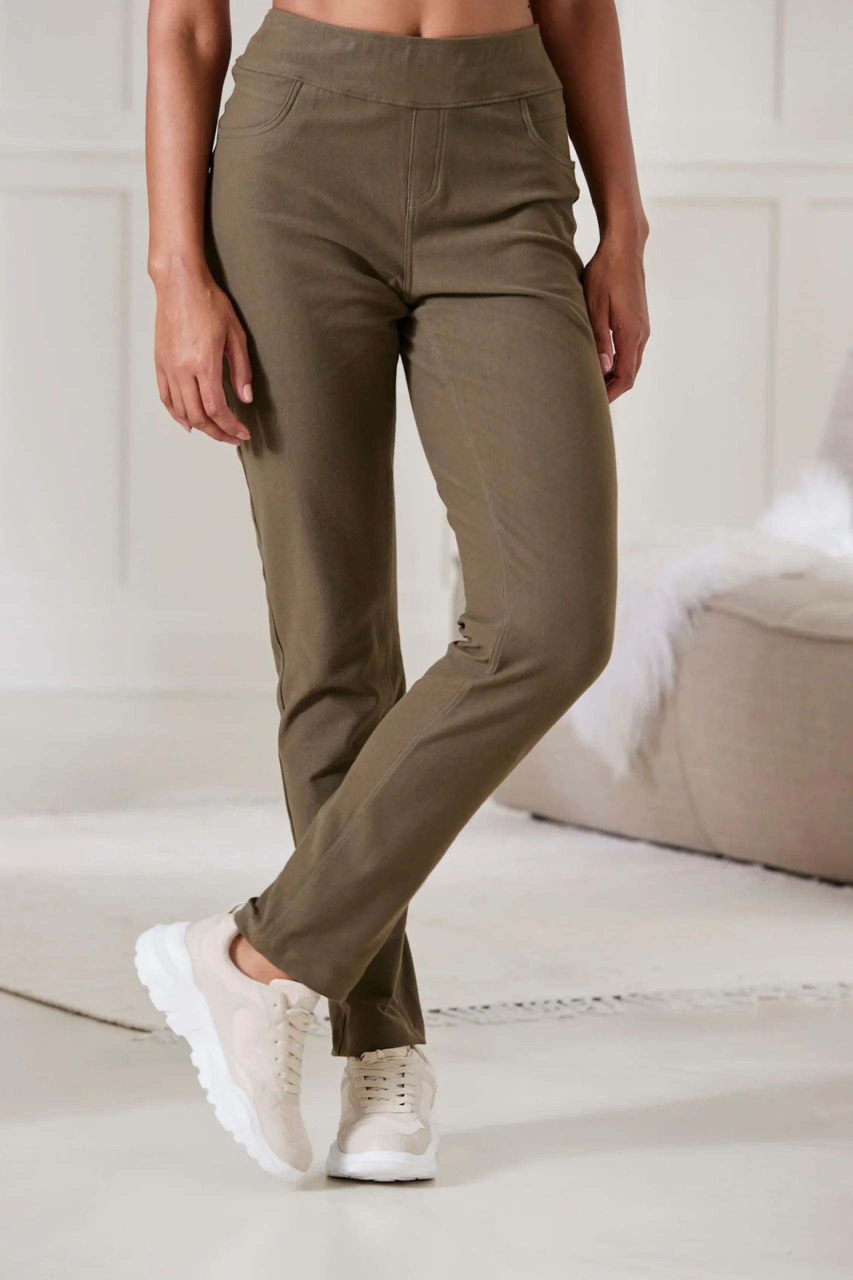 Hosen|H.I.S Schlupfhose olive