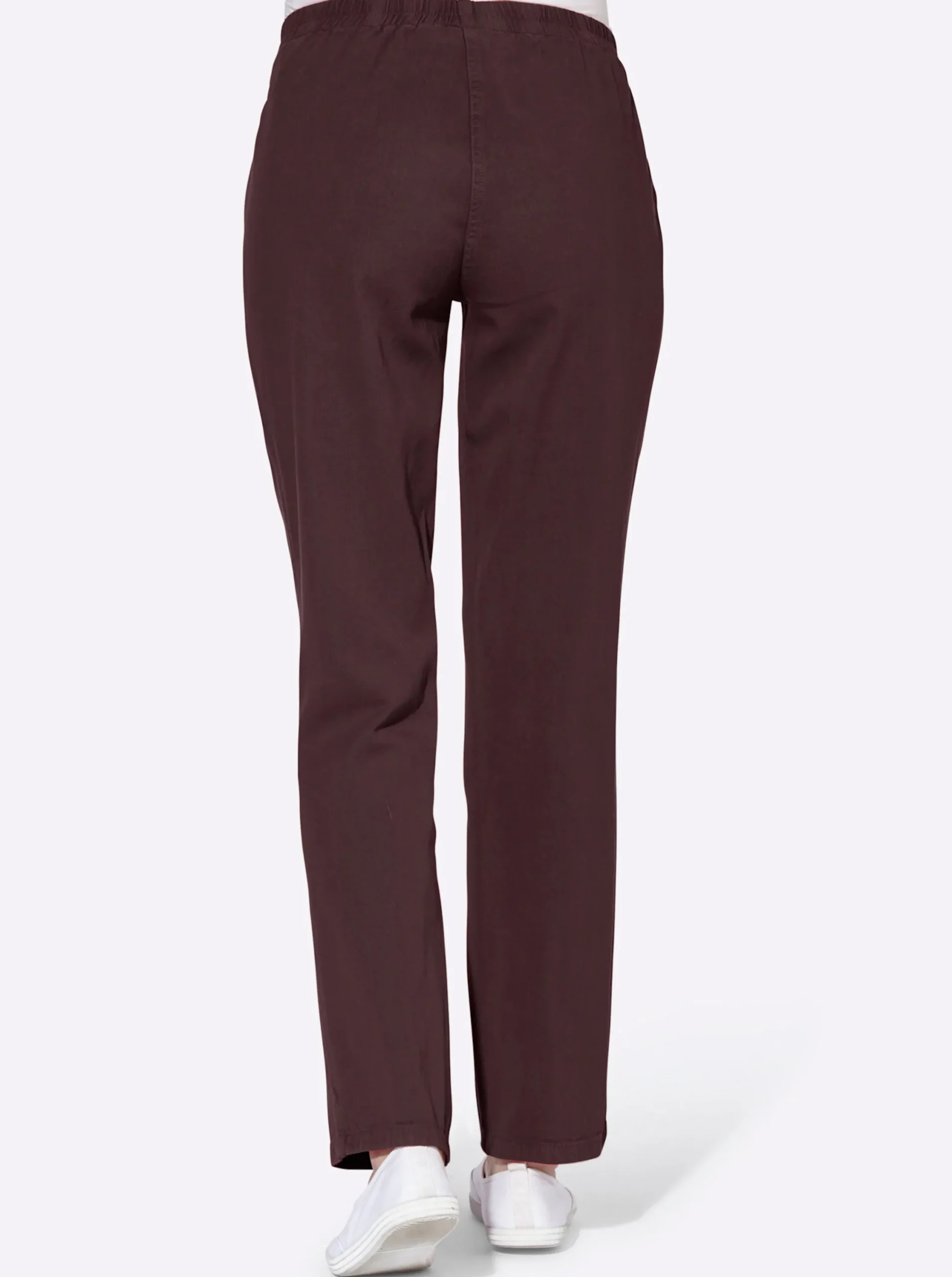 Hosen| Schlupfhose aus Baumwolle beere