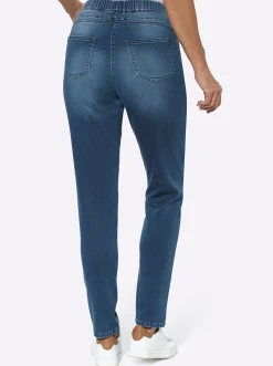 Jeans| Schlupfjeans blue-stone-washed