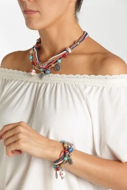 Schmuck|LASCANA Schmuckset blau-rot-weiß/rot/weiß